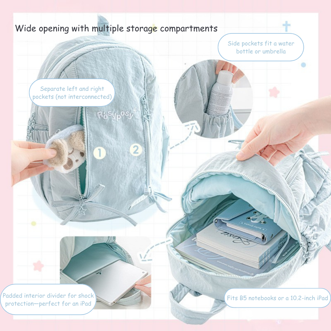 Light Weight Egg-Shaped Daily Backpack