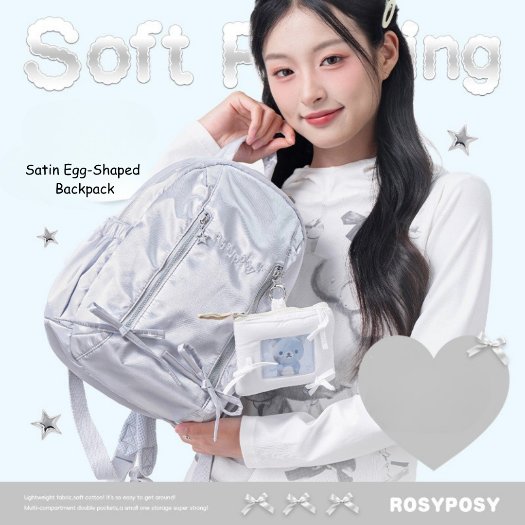 Light Weight Egg-Shaped Daily Backpack