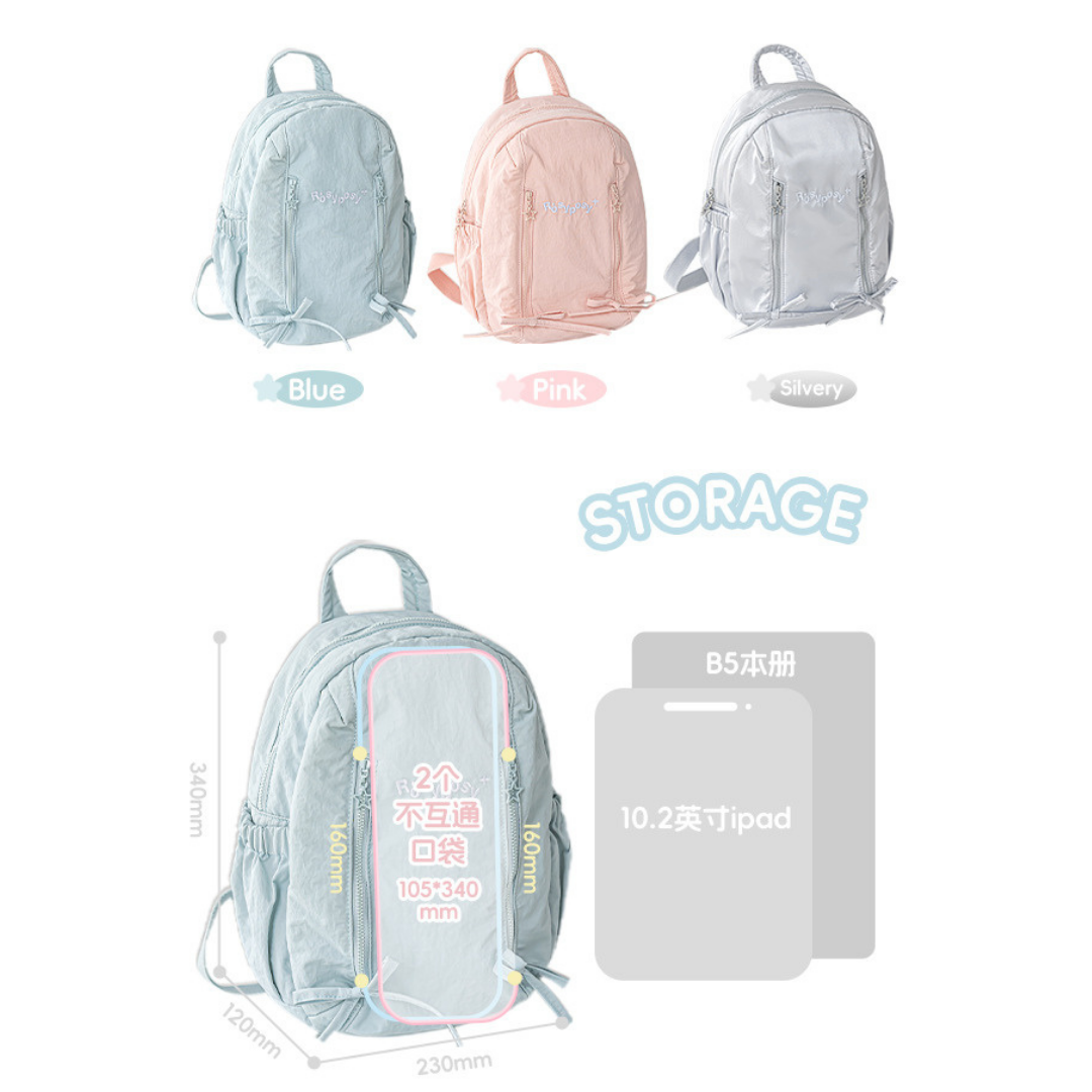 Light Weight Egg-Shaped Daily Backpack