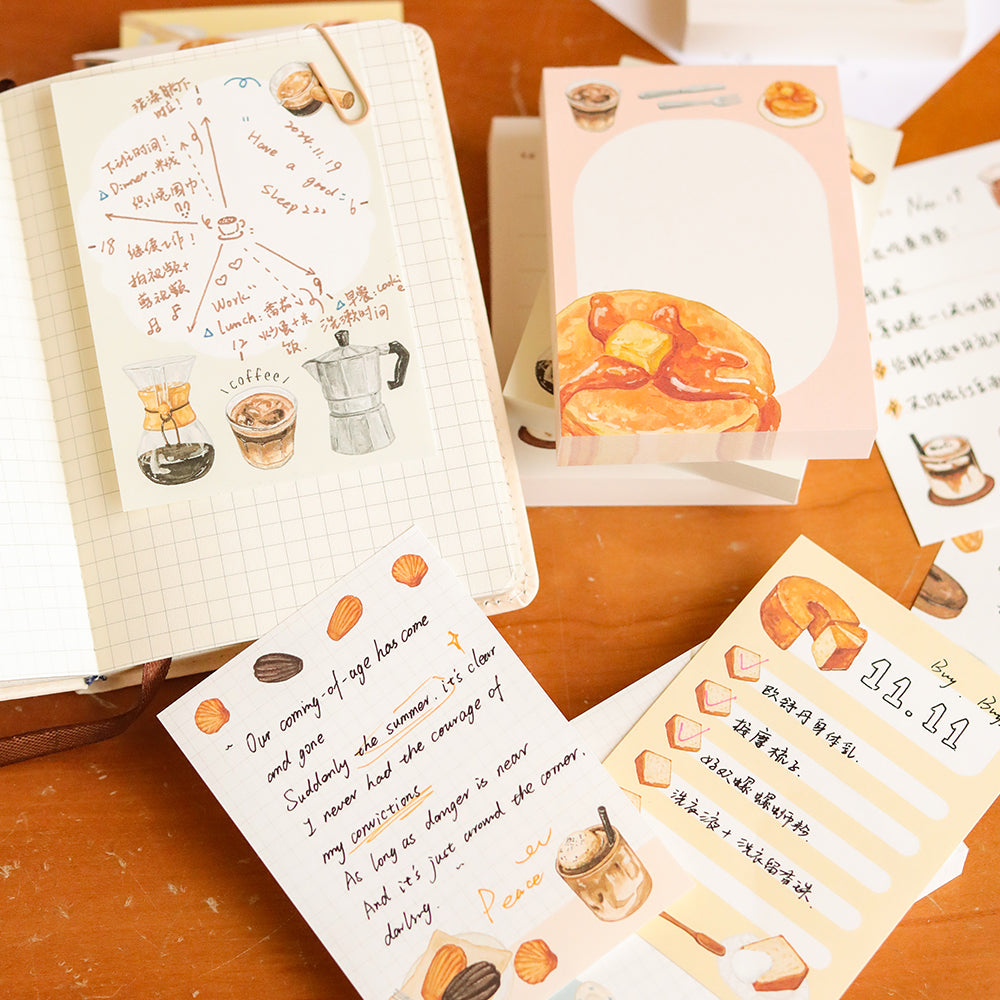Original Coffee Bread Note Paper