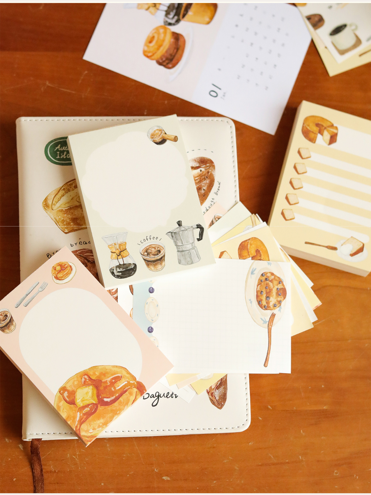 Original Coffee Bread Note Paper