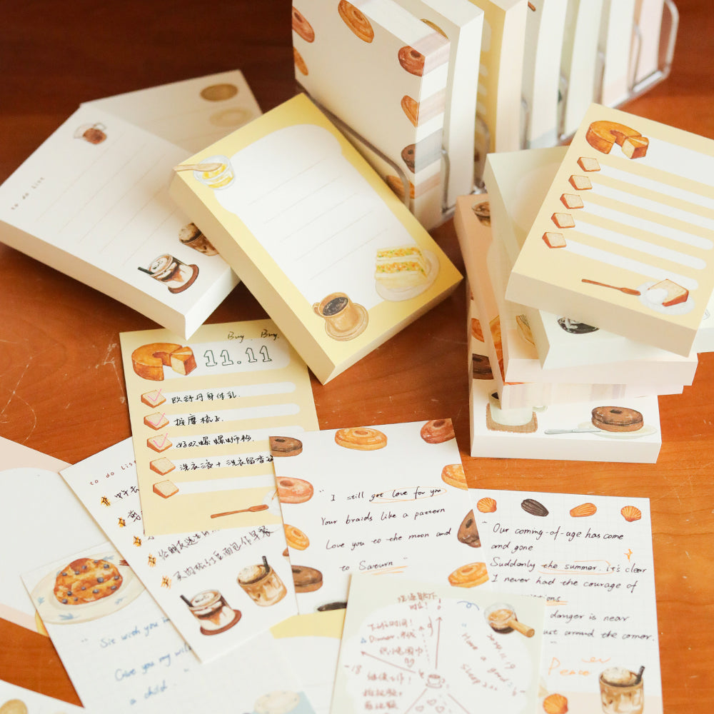 Original Coffee Bread Note Paper