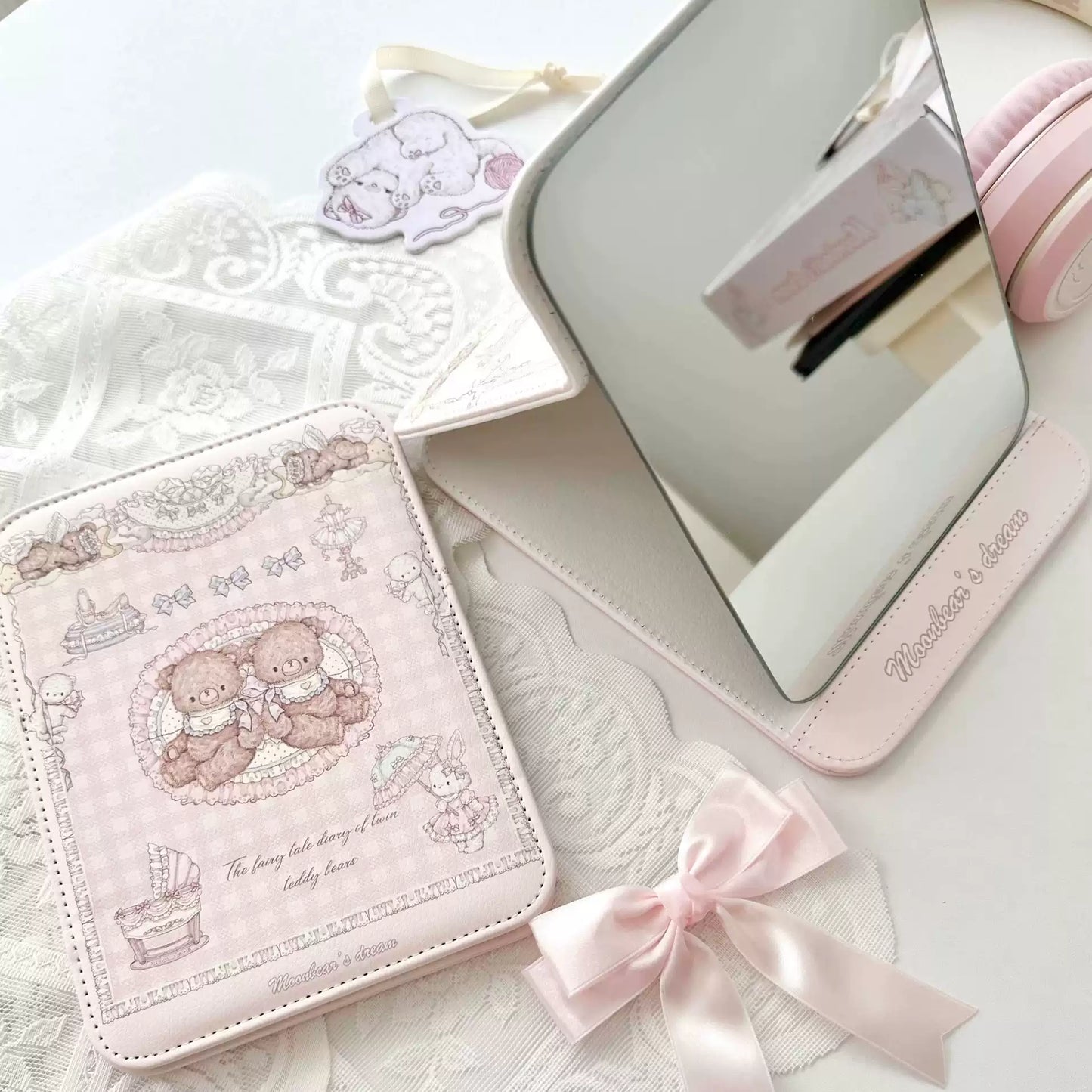 Original Design Ballet Style Rabbit Bear Mirror