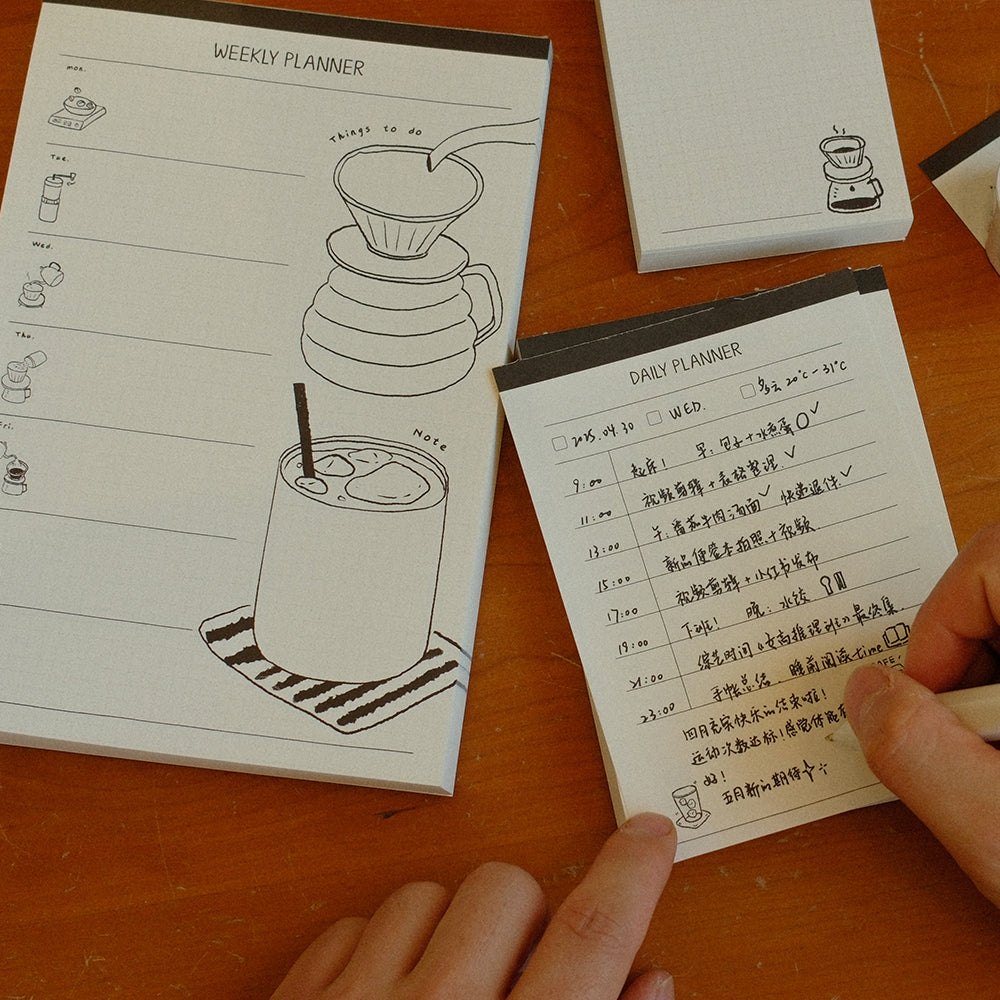 Original Pour-Over Coffee Tear-Off Notepad Series