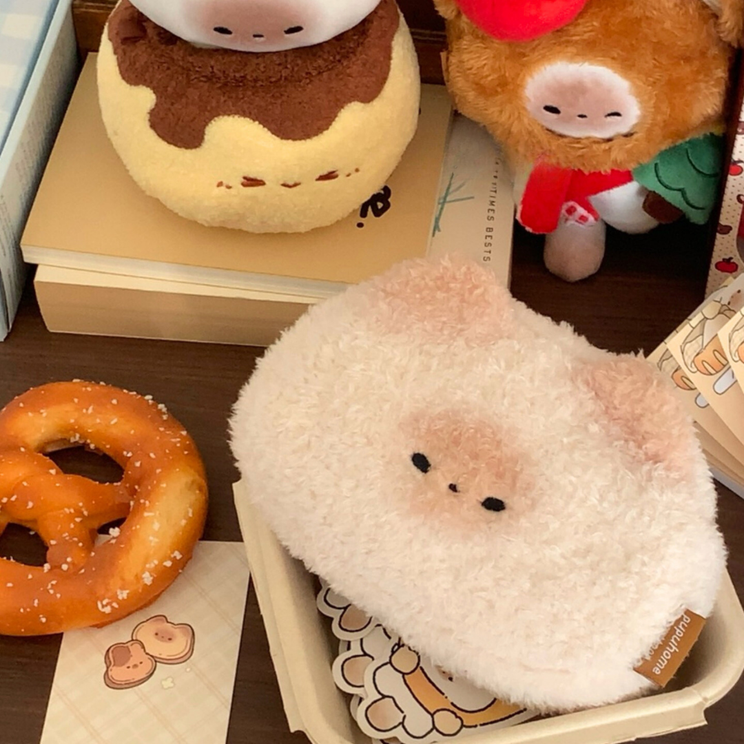 Original Pupu Muffin Cat Plush Coin Purse