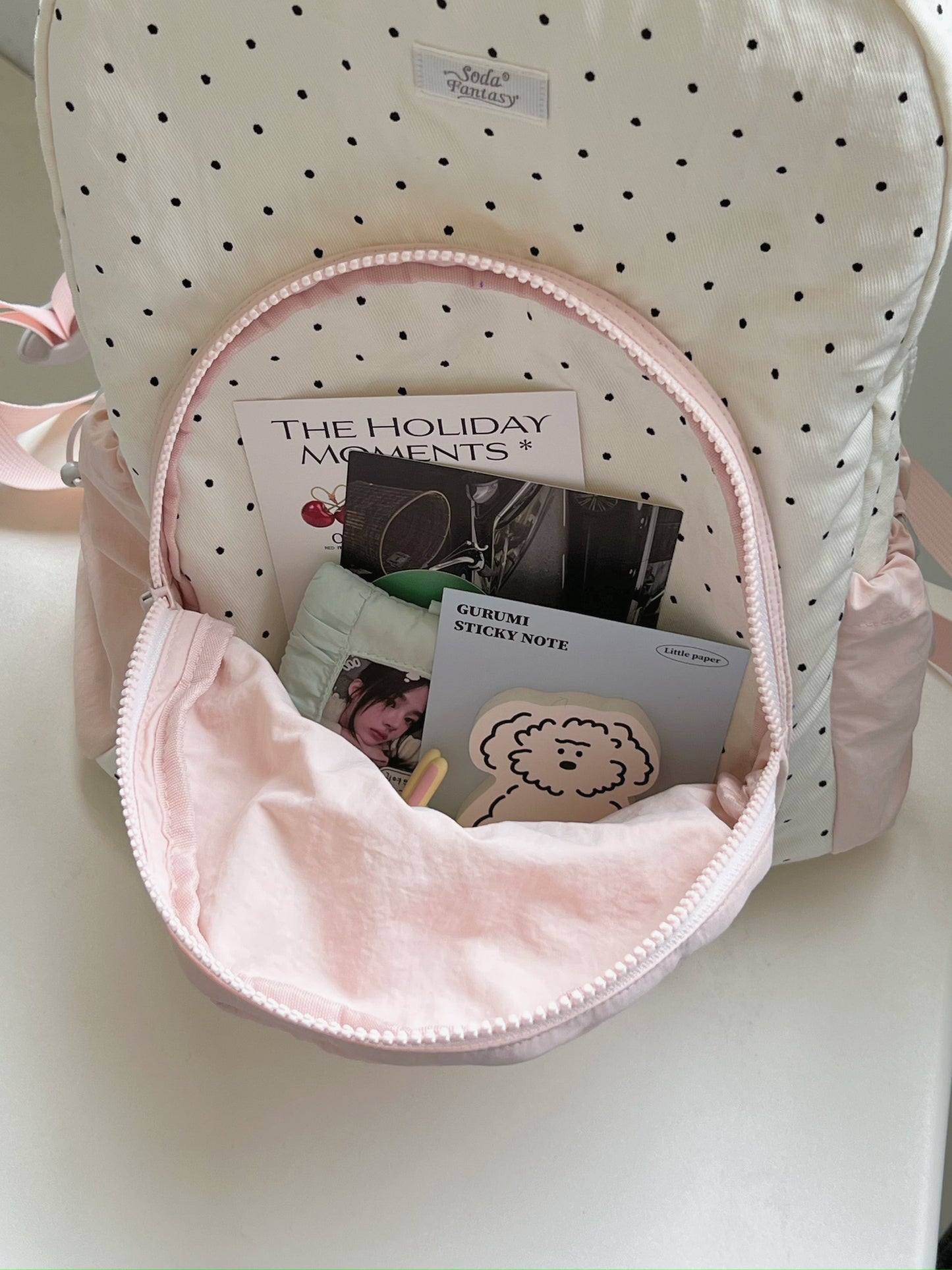 Original Strawberry Whip Polka Backpack