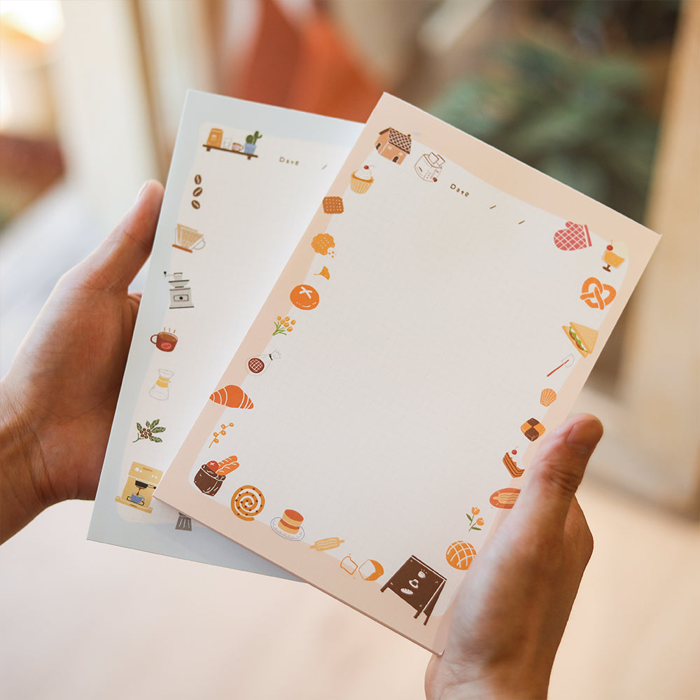 Original Summer Dessert Series Notepad (A5 Tear-off Pad, Non-Sticky)