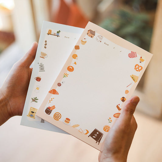 Original Summer Dessert Series Notepad (A5 Tear-off Pad, Non-Sticky)