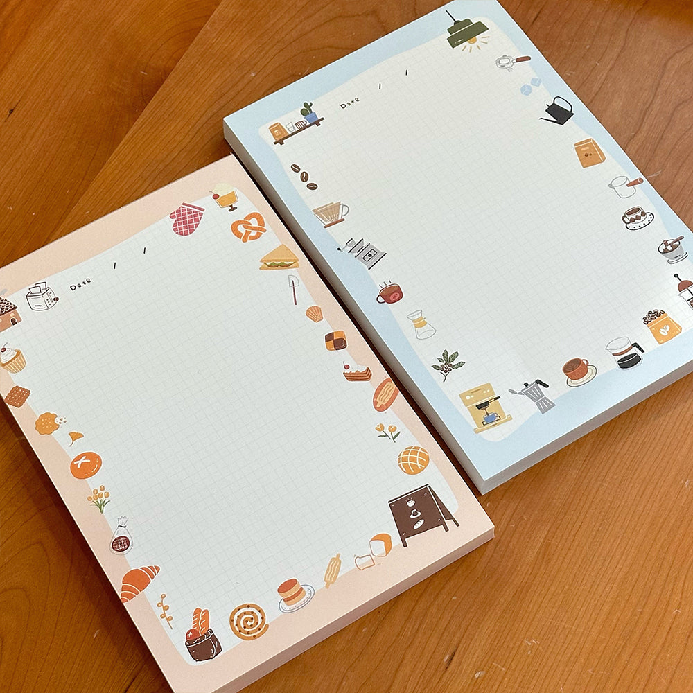 Original Summer Dessert Series Notepad (A5 Tear-off Pad, Non-Sticky)
