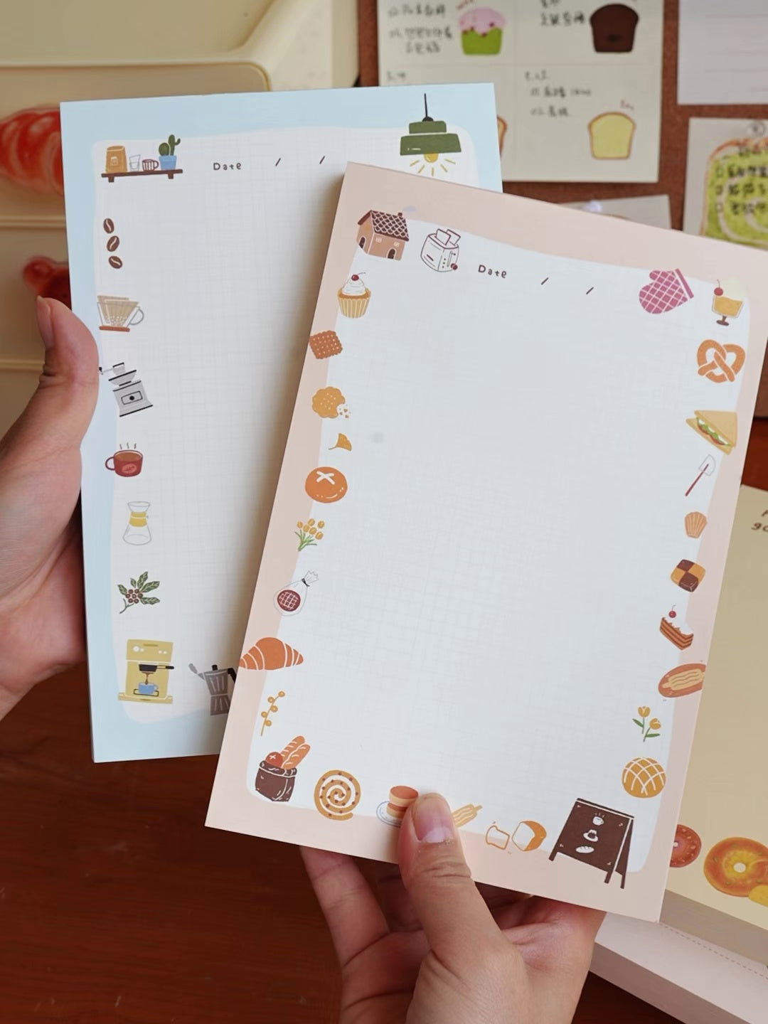 Original Summer Dessert Series Notepad (A5 Tear-off Pad, Non-Sticky)