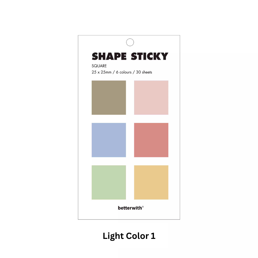 Original Retro Simple Colored Brick Sticky Notes