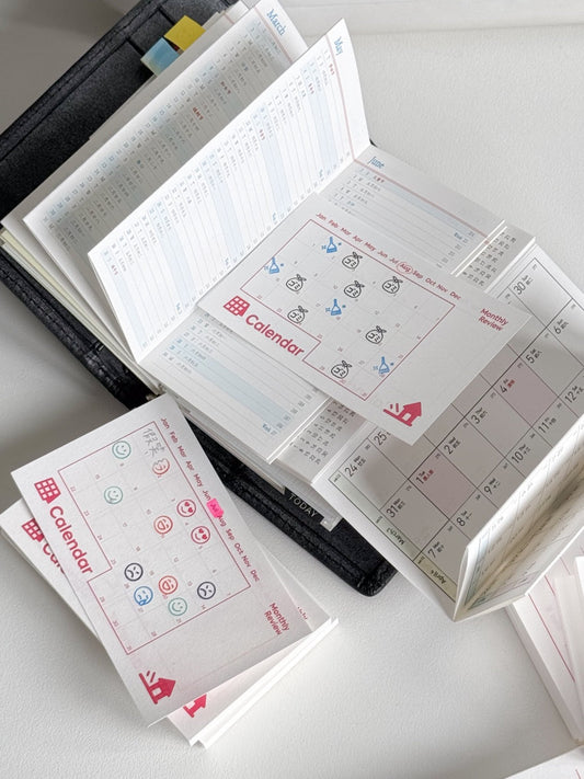 Tomato Burgundy Red Planner, Functional Notepads, Journal Material