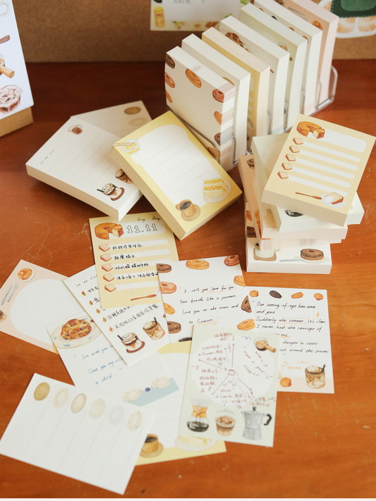 Original Coffee Bread Note Paper