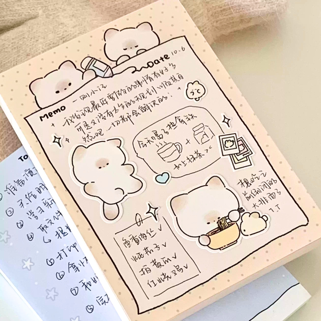PUPU Functional Notepad Work Study Record, Plan List