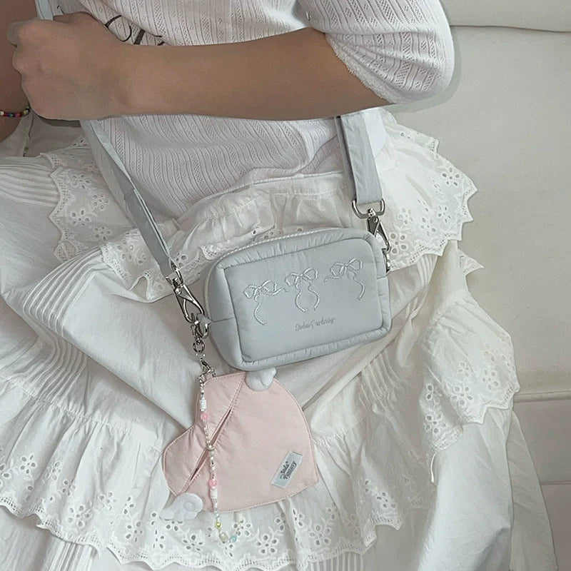 Original Dancing Bow Embroidered Camera Bag