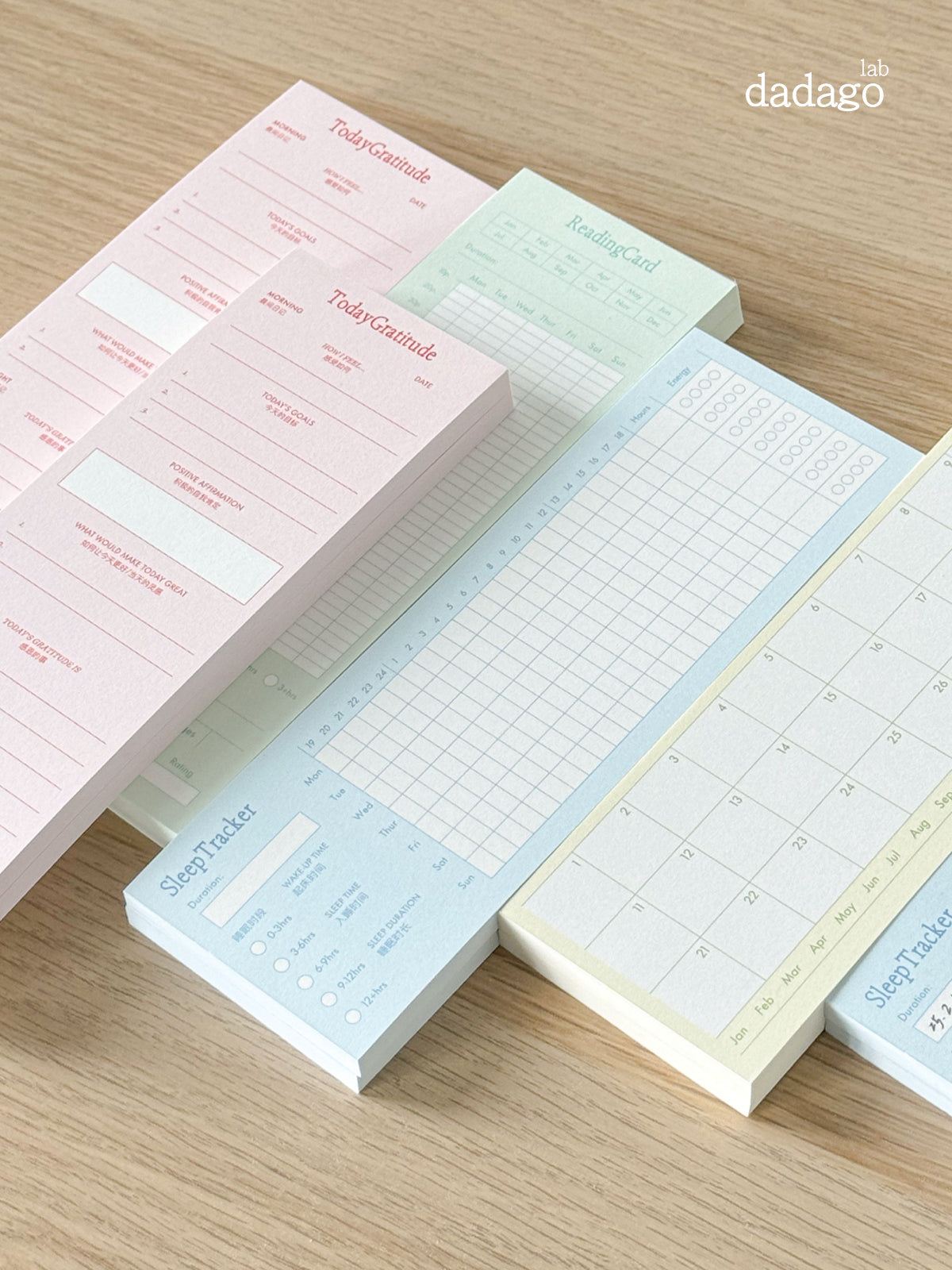 Gratitude Diary Sleep Tracking Reading Record Monthly Planner Notepads