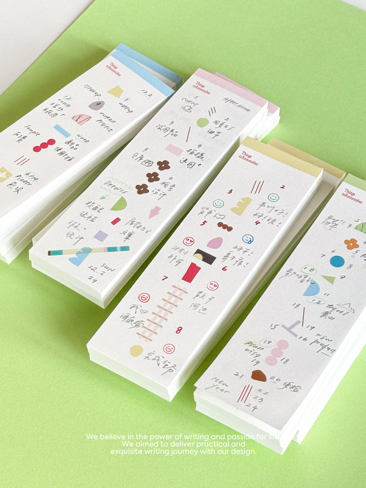 Original Design Woven Jacquard Long Notepads