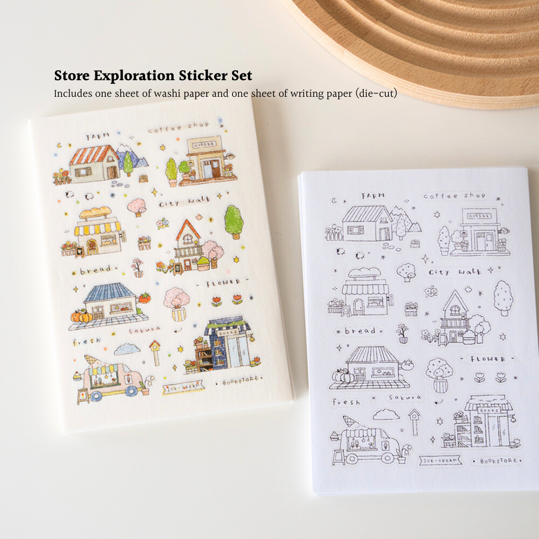 Original Coffee Bird Home Dual Material Die-cut Stickers
