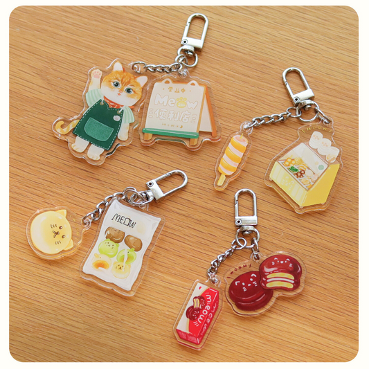 Convenience Store Collection Charm Acrylic Pendant