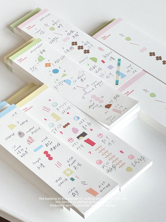 Original Design Woven Jacquard Long Notepads