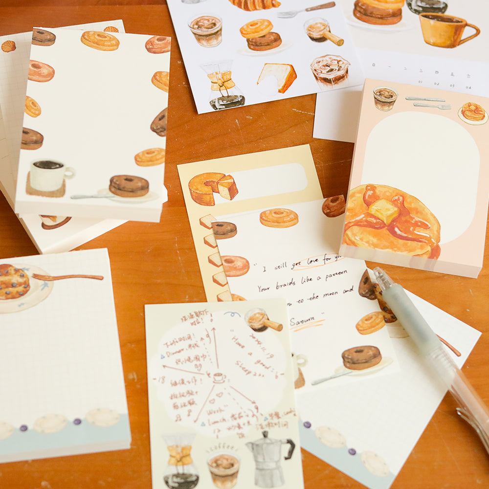 Original Coffee Bread Note Paper