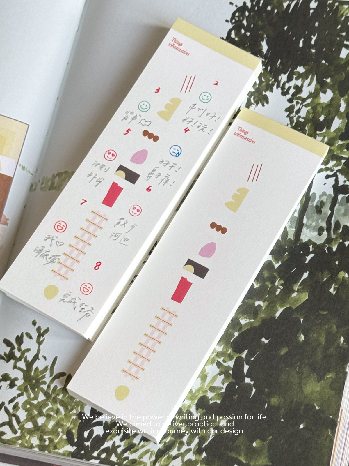 Original Design Woven Jacquard Long Notepads
